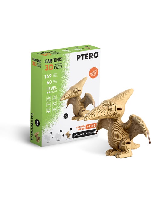 Puzzle 3d 149 pièces ptérodactyl - Kiabi
