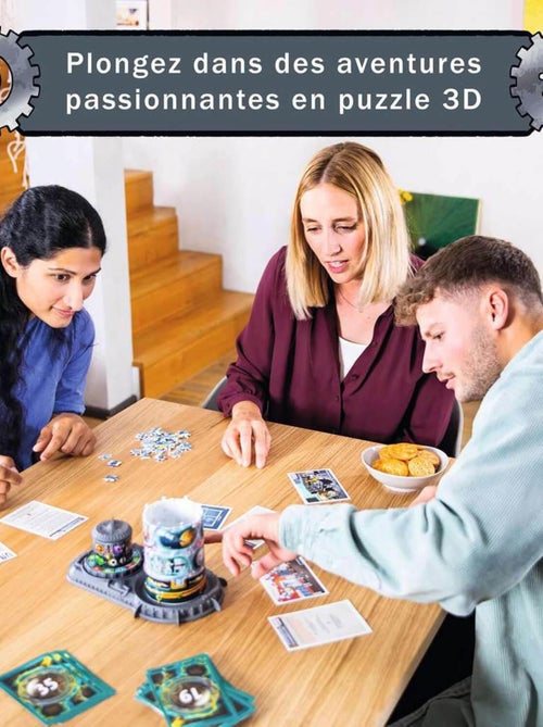 Puzzle 3D 216 pièces : Time Guardian Adventures : Chaos sur la Lune - Kiabi