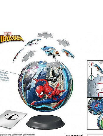 Puzzle 3d ball 72 p spider man