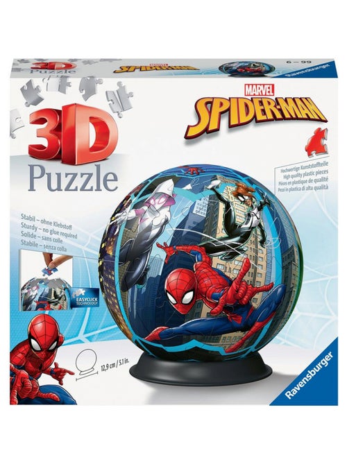 Puzzle 3d ball 72 p spider man - Kiabi