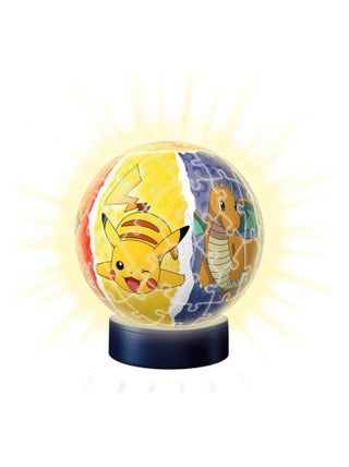 Puzzle 3D Ball 72 pièces lumineux : Pokémon