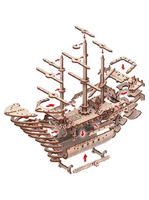 Puzzle 3D Bateau pirate - Kiabi