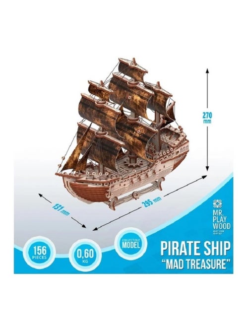 Puzzle 3D Bateau pirate - Kiabi