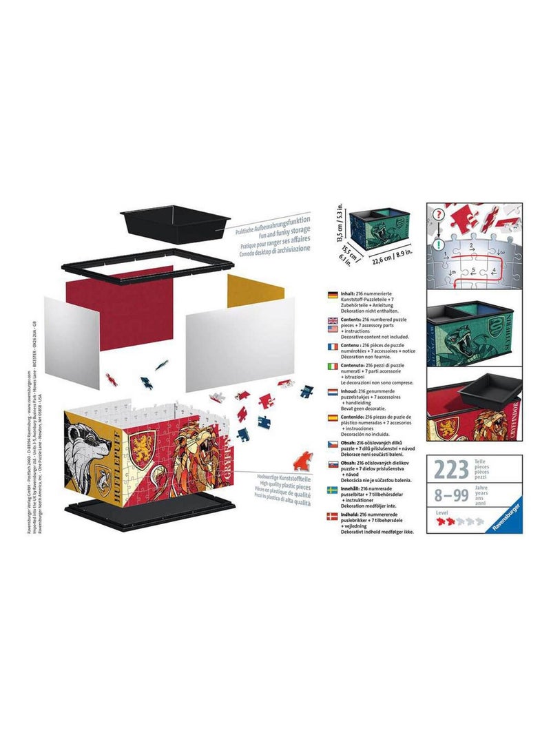 Puzzle 3D Boite de rangement - Harry Potter N/A - Kiabi