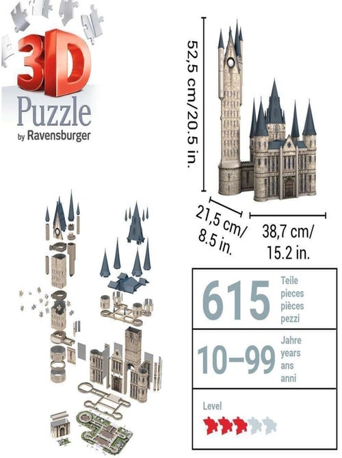 Puzzle 3D Building - Château de Poudlard - Kiabi