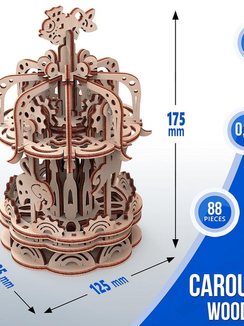 Puzzle 3D Carrousel S animé - Kiabi