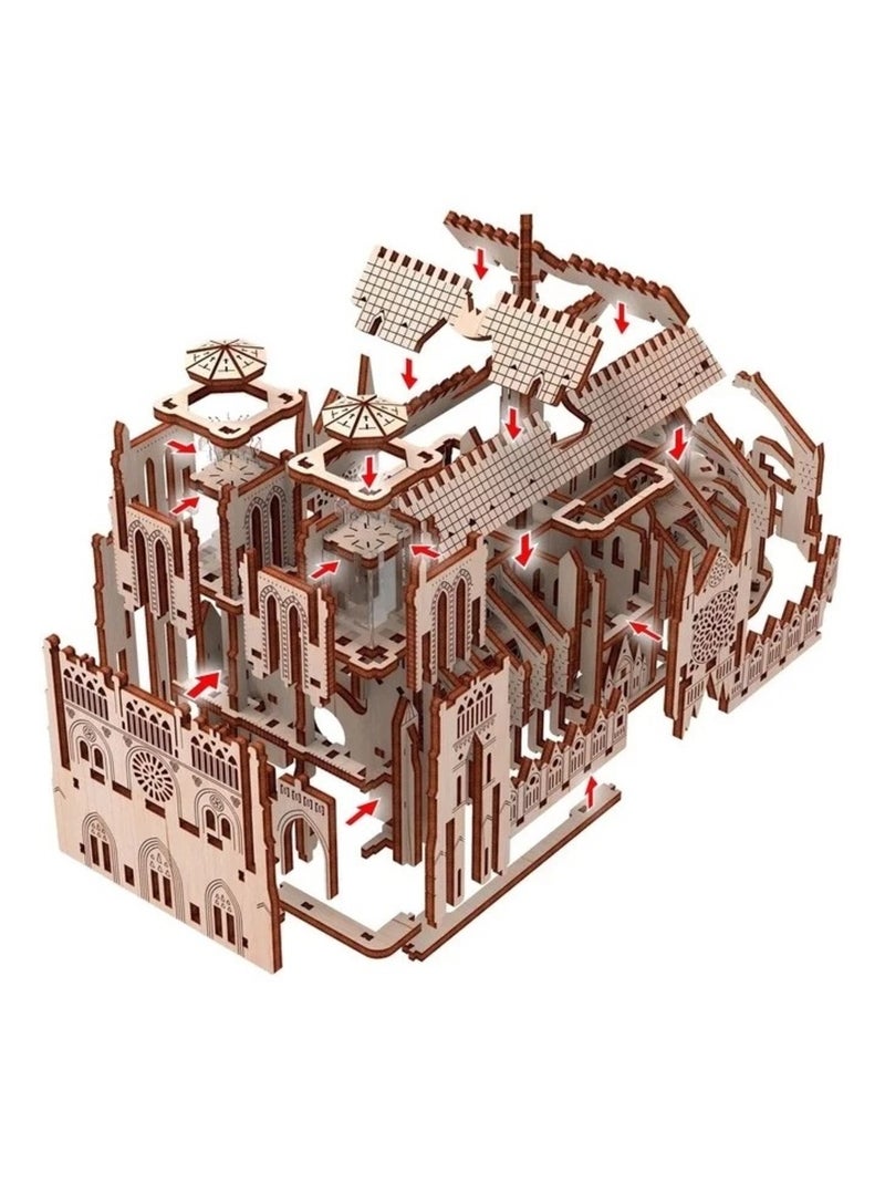 Puzzle 3D Cathédrale Notre Dame N/A - Kiabi