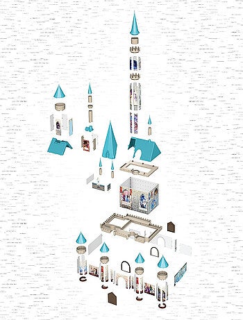 Puzzle 3d Château De La Reine Des Neiges - Disney - Ravensburger