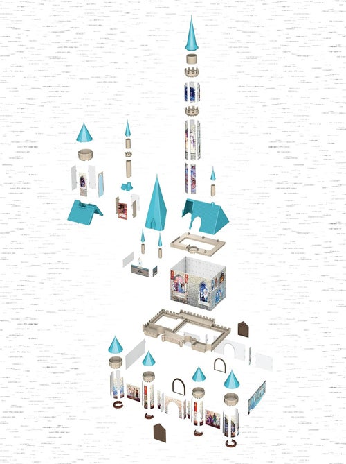 Puzzle 3d Château De La Reine Des Neiges - Disney - Ravensburger - Kiabi