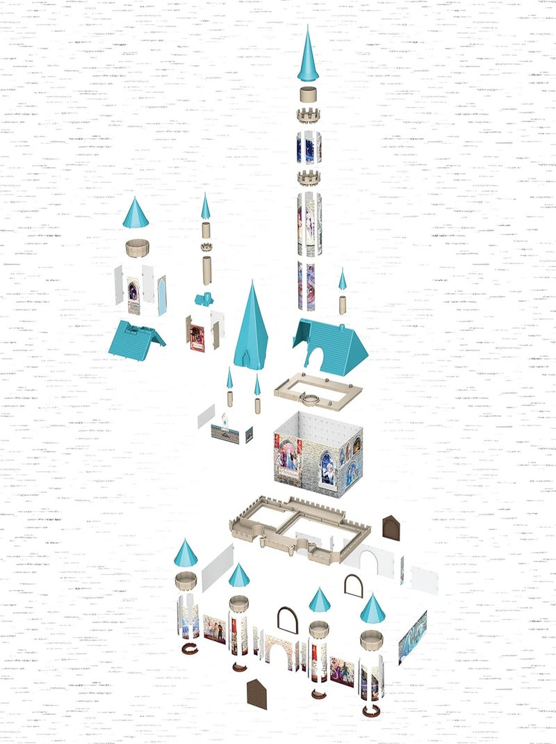 Puzzle 3d Château De La Reine Des Neiges - Disney - Ravensburger N/A - Kiabi