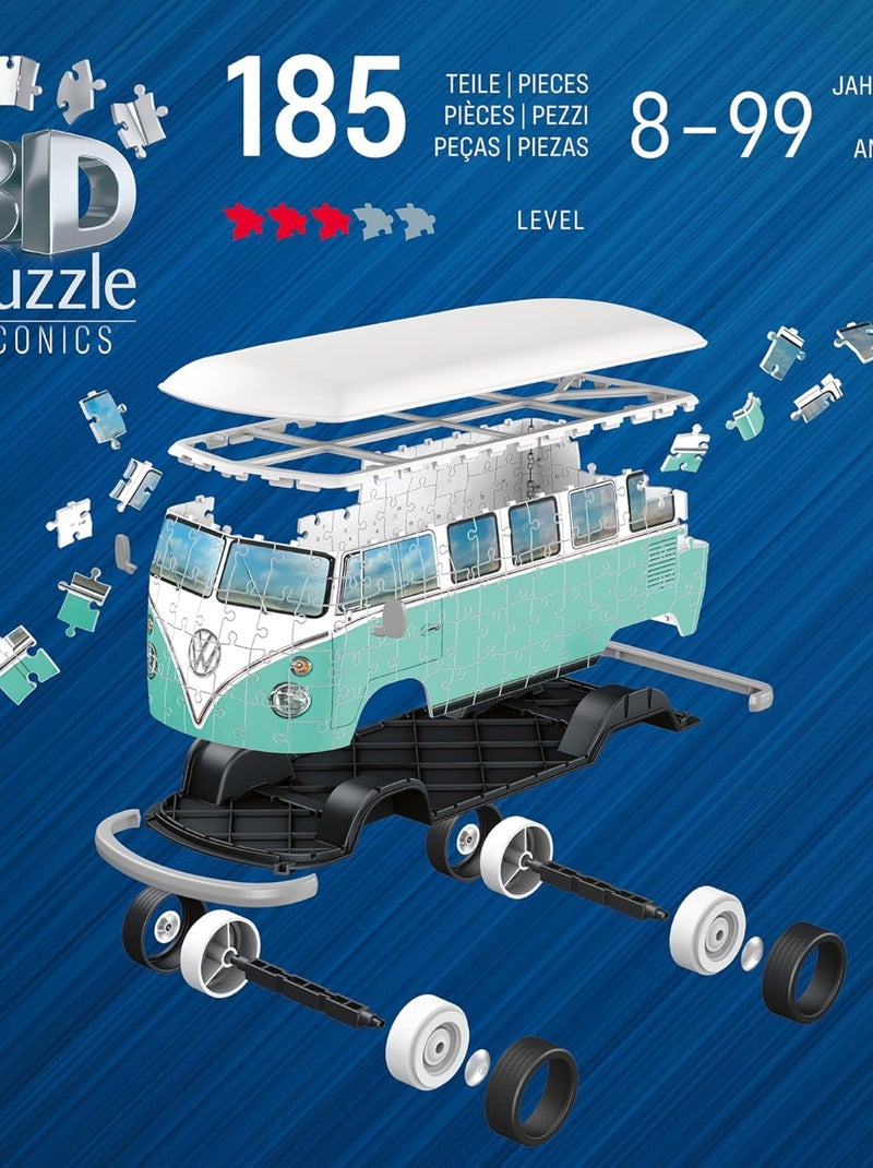 Puzzle 3D Combi T1 Volkswagen 162 pcs N/A - Kiabi