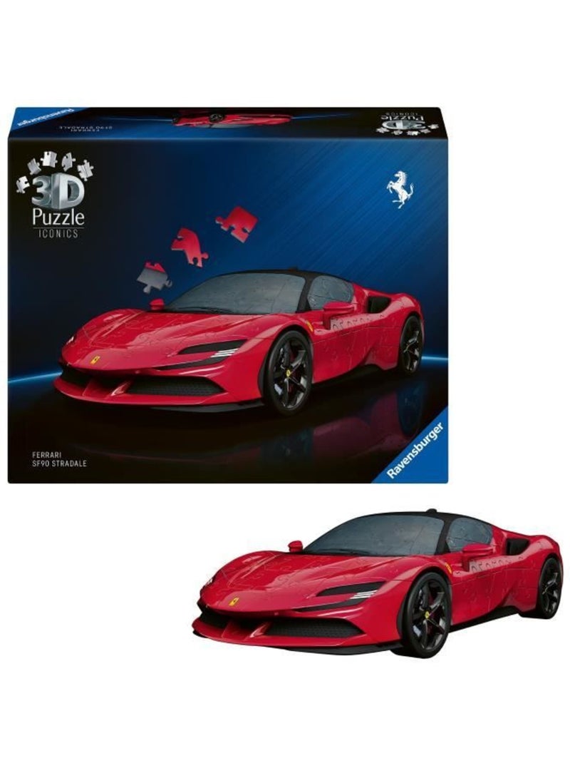 Puzzle 3D Ferrari SF90 Stradale 108 pcs N/A - Kiabi