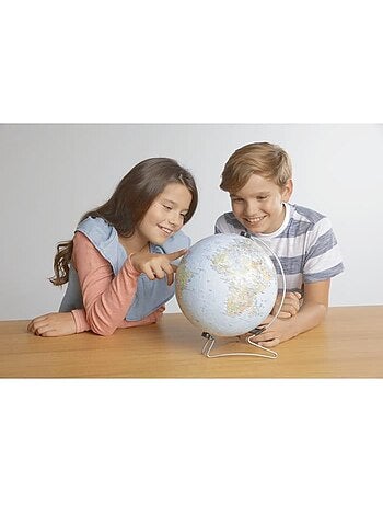 Puzzle 3d globe 540 pièces - ravensburger - éducatif pour enfants - sans colle - dès 12 ans