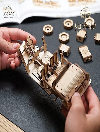 Puzzle 3d la voiture volante anglia