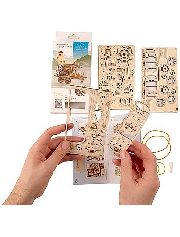 Puzzle 3d mini biplan