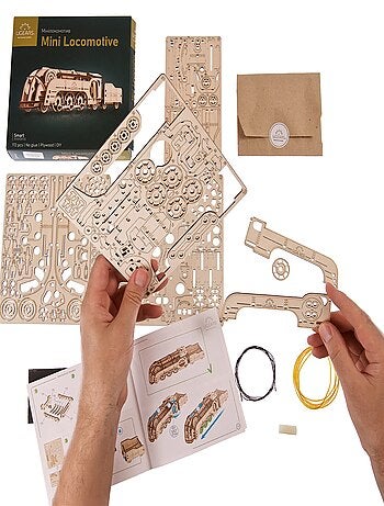 Puzzle 3d mini locomotive