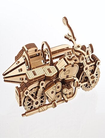 Puzzle 3d moto volante de hagrid