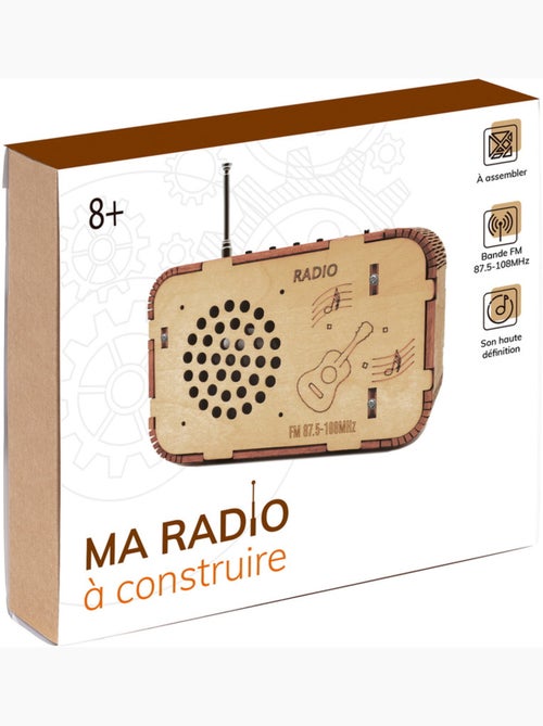 Puzzle 3D Poste de Radio en bois - Kiabi