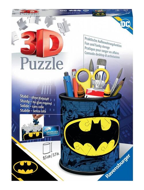 Puzzle 3d pot à crayons - batman - Kiabi
