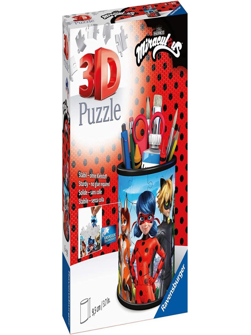 Puzzle 3D Pot à crayons - Miraculous N/A - Kiabi