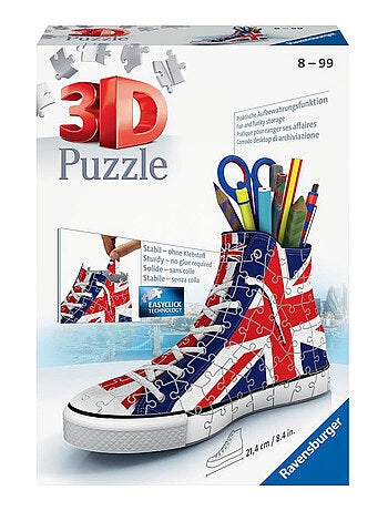 Puzzle 3d sneaker union jack chaussure