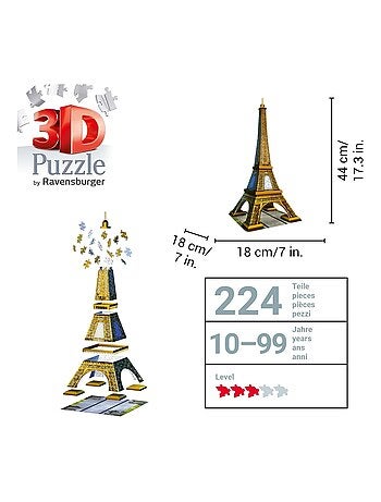 Puzzle 3D Tour Eiffel 216 pcs