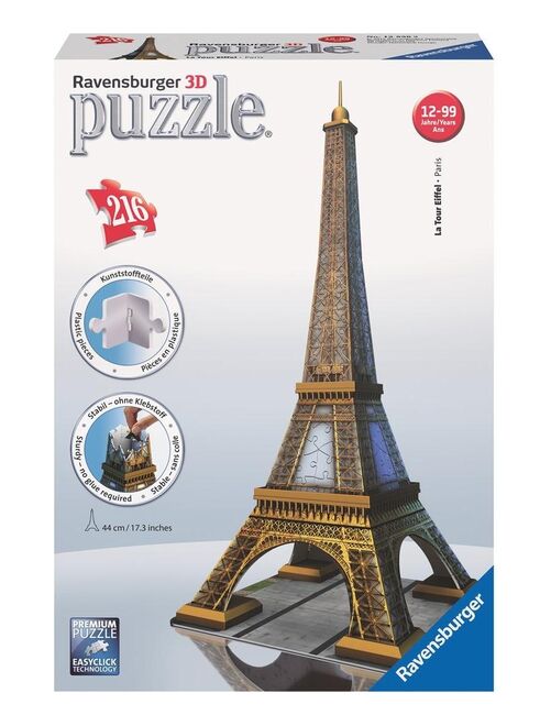 Puzzle 3D Tour Eiffel 216p - Kiabi