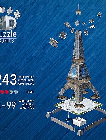 Puzzle 3D Tour Eiffel illuminée 216 pcs