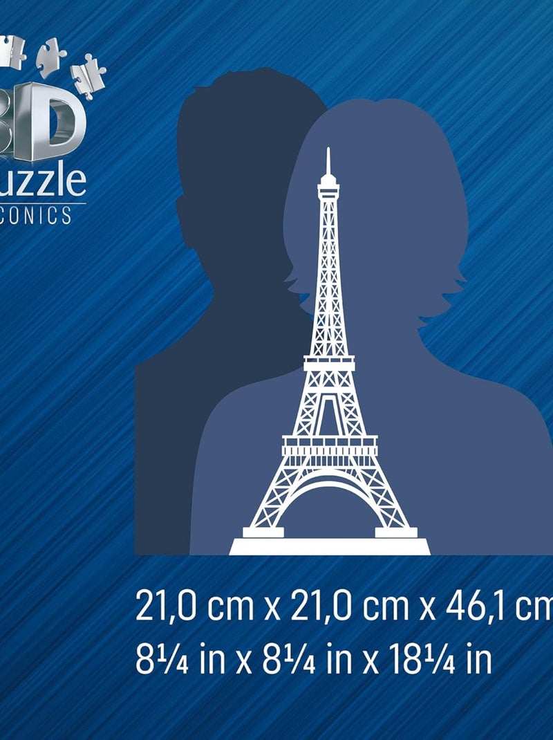Puzzle 3D Tour Eiffel illuminée 216 pcs N/A - Kiabi