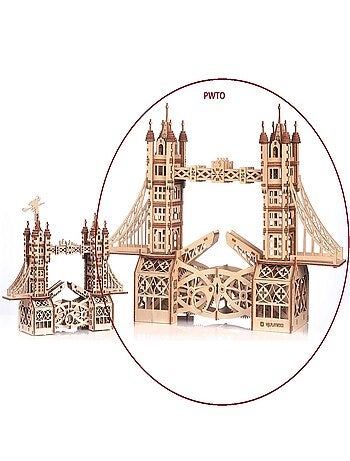 Puzzle 3D Tower Bridge animé