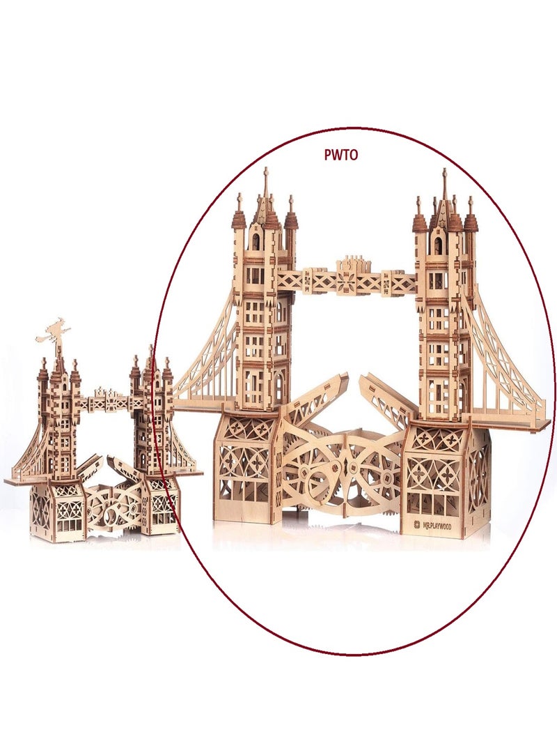 Puzzle 3D Tower Bridge animé N/A - Kiabi