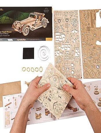 Puzzle 3d voiture de sport rapid mouse