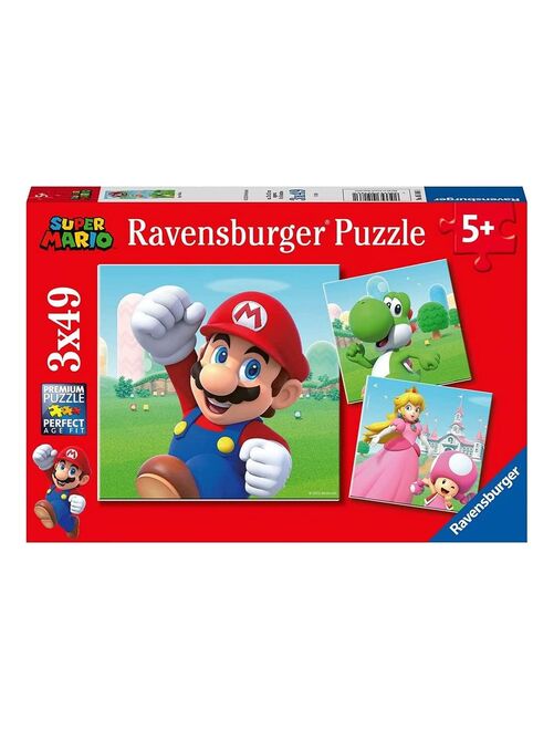 Puzzle 3x49 pieces Super Mario - Kiabi