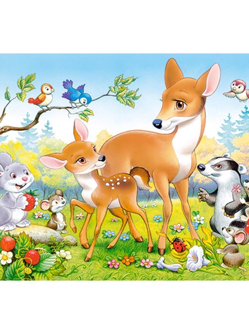 Puzzle 40 pièces maxi : Petit Cerf - Kiabi