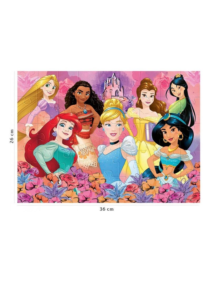 Puzzle 45 pièces : Les princesses Disney N/A - Kiabi