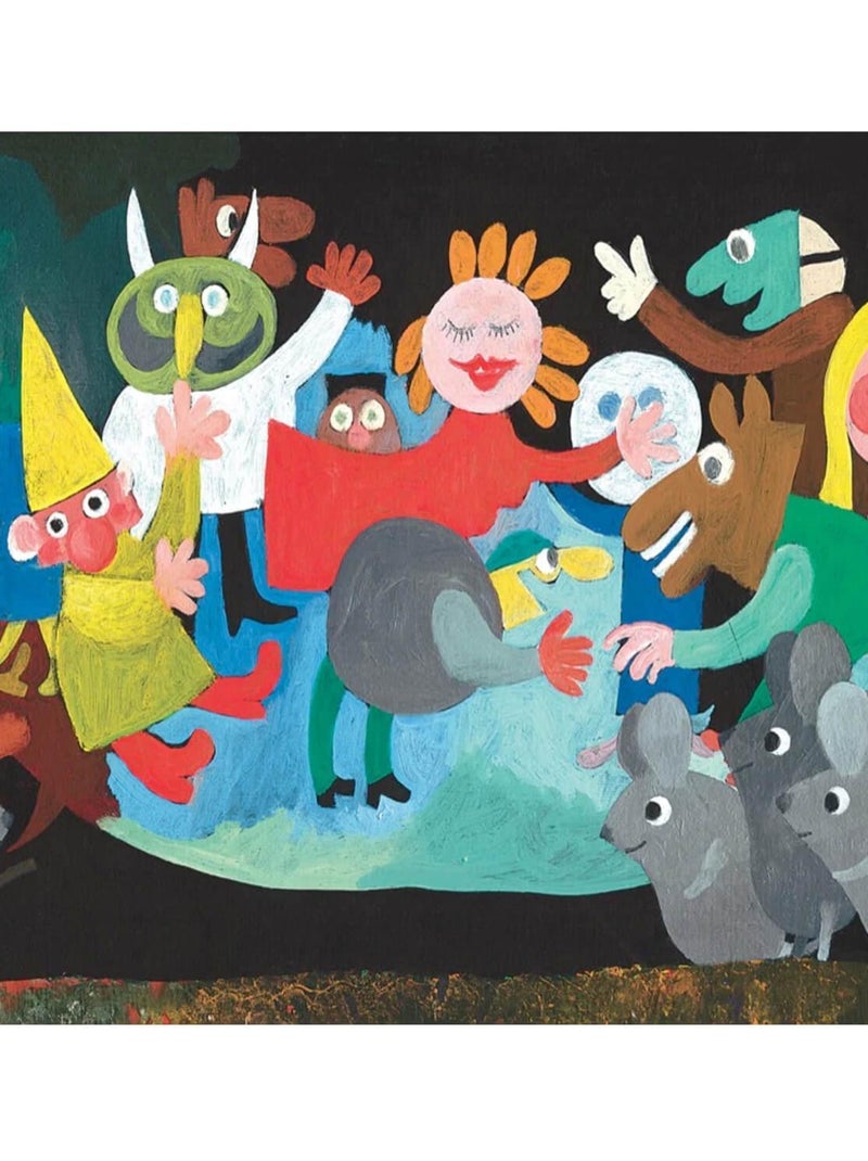 Puzzle 48 pièces : Carnaval des souris N/A - Kiabi