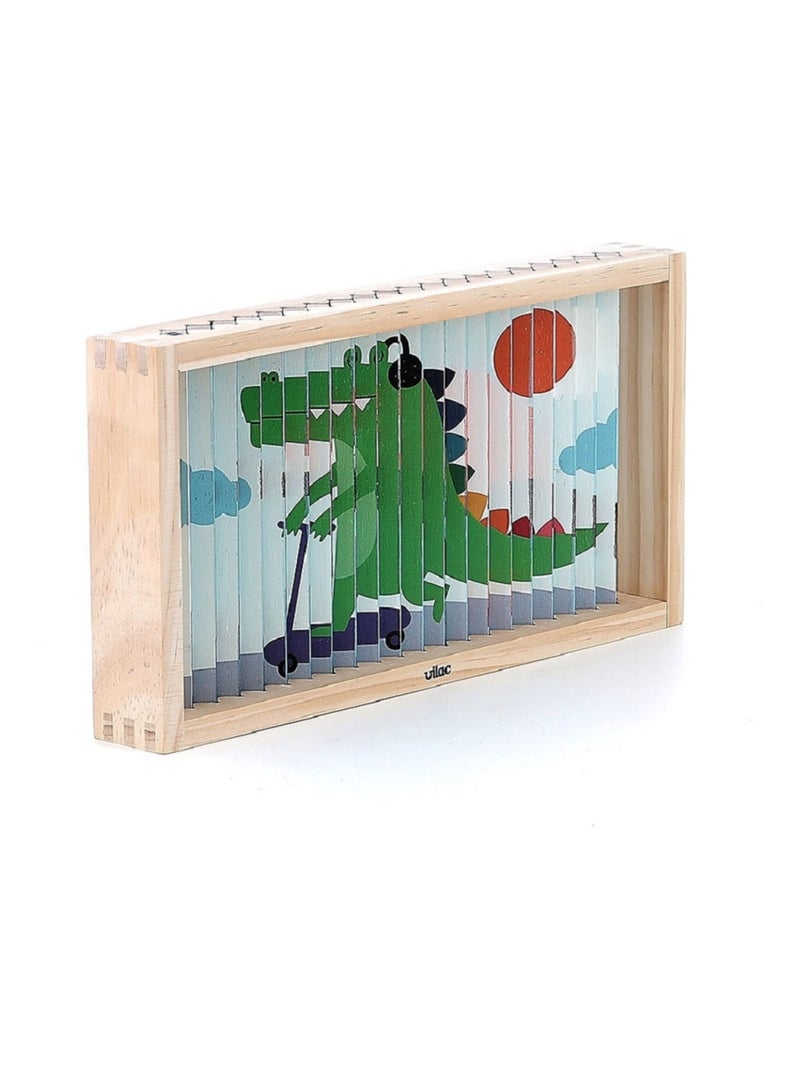 Puzzle 4D Les animaux N/A - Kiabi