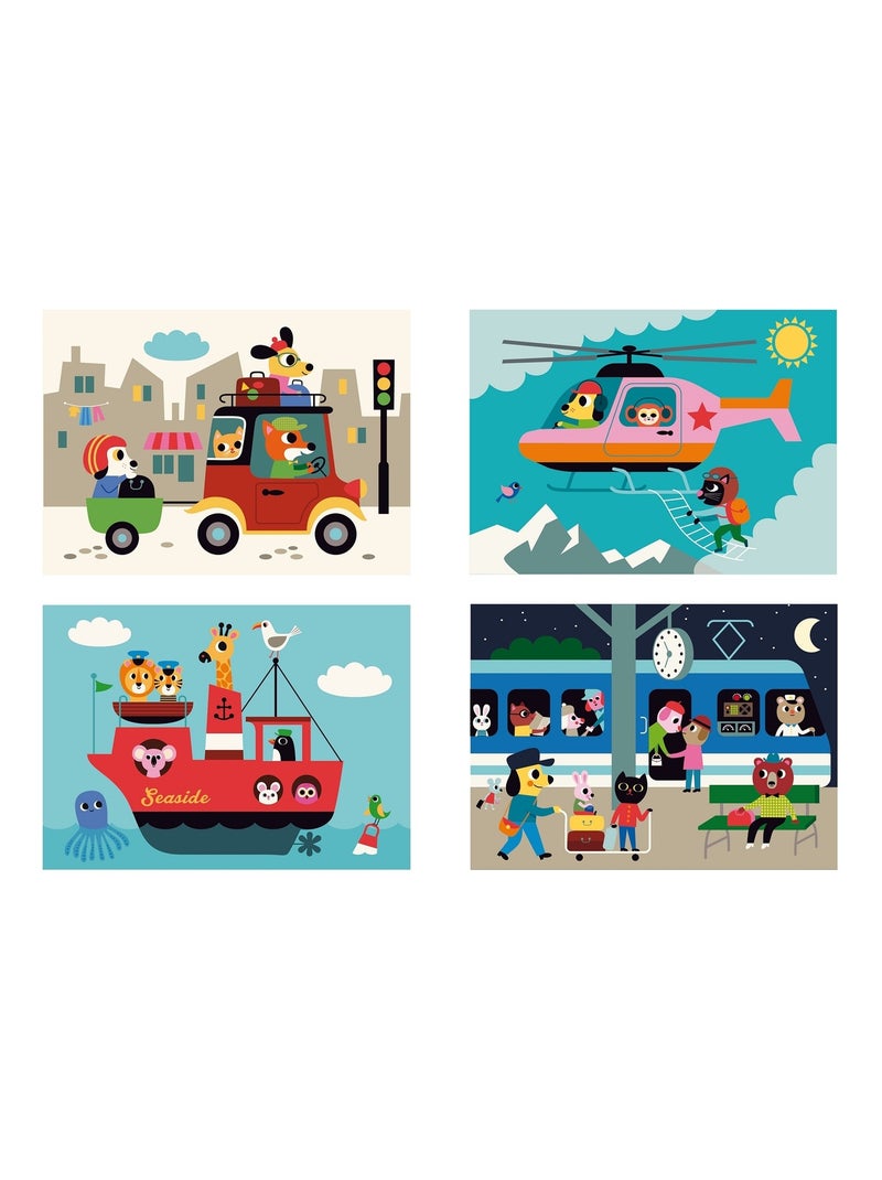Puzzle 4D Les transports N/A - Kiabi