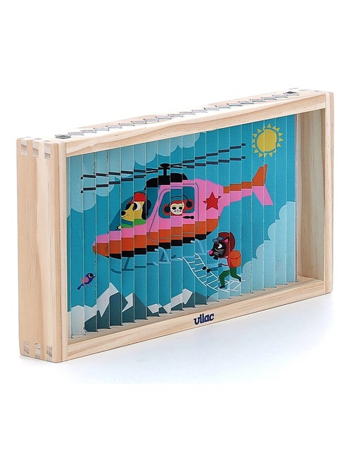 Puzzle 4D Les transports - Kiabi