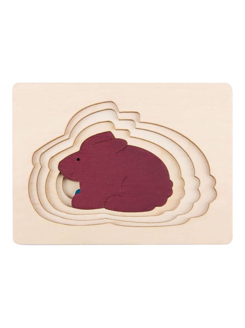 Puzzle 5 lapins en 1 - Kiabi