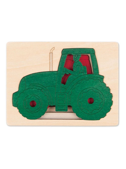 Puzzle 5 tracteurs en 1 - Kiabi