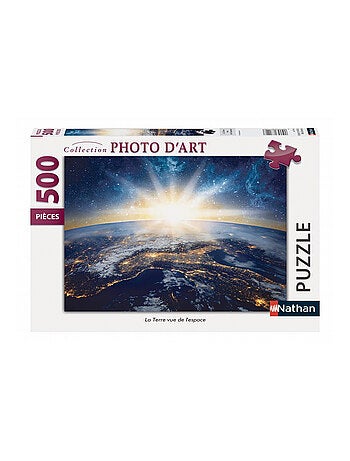 Puzzle 500 Pièces - La Terre Vue De L'espace - Nathan