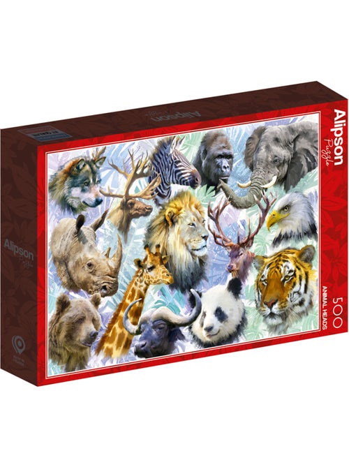 Puzzle 500 Pièces Animaux Sauvages - Kiabi