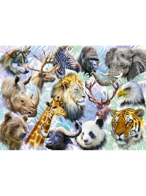 Puzzle 500 Pièces Animaux Sauvages - Kiabi