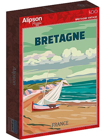 Puzzle 500 Pièces Bretagne Vintage