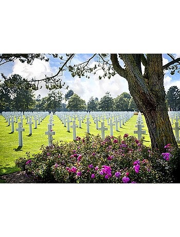 Puzzle 500 pièces Cimetière Americain - Fabriqué en France