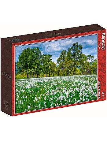Puzzle 500 Pièces Clairière Fleurie - Fabriqué en France