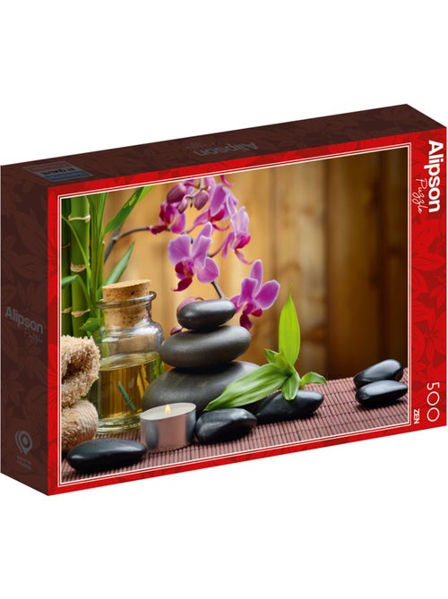 Puzzle 500 Pièces Galet Zen - Fabriqué en France - Kiabi