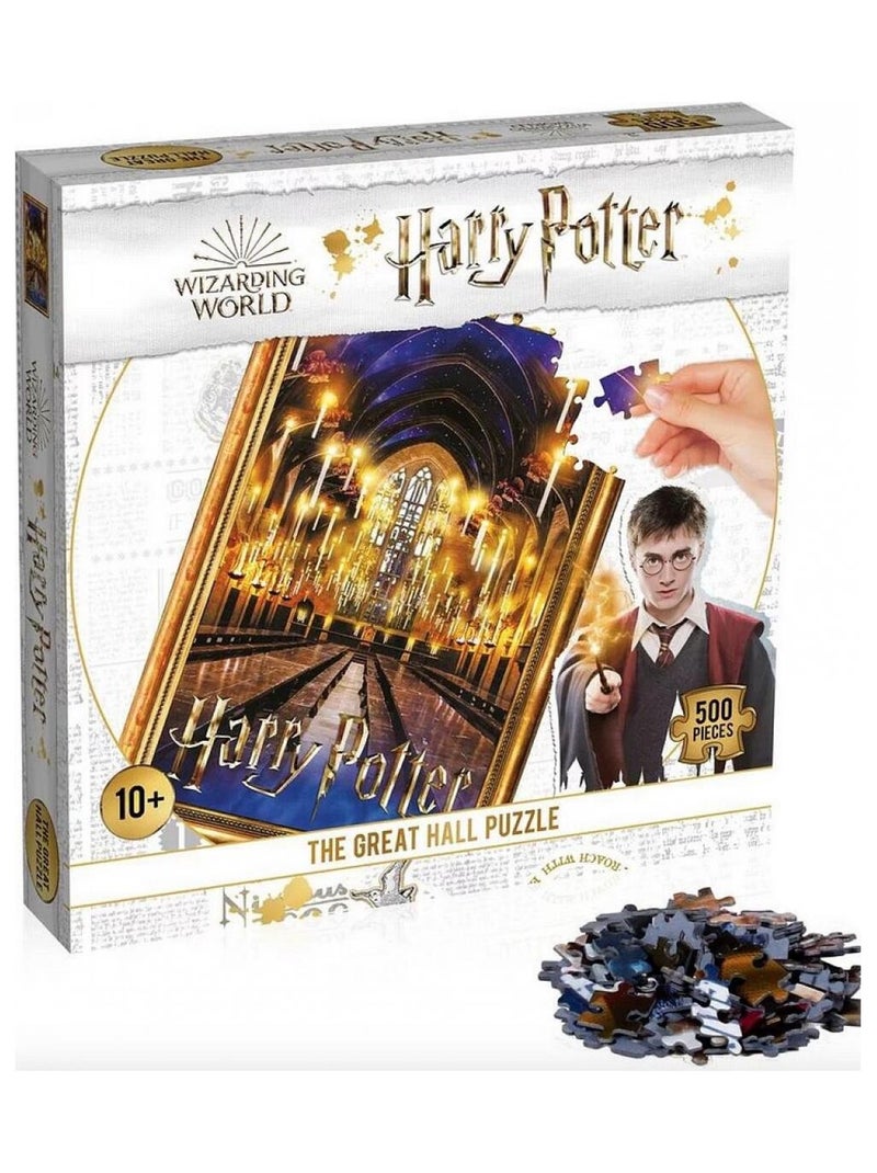 Puzzle 500 Pièces La Grande Salle Harry Potter N/A - Kiabi