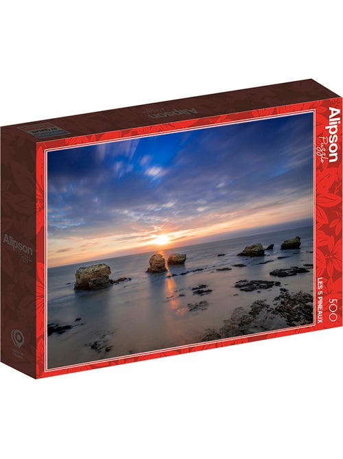 Puzzle 500 pièces Les 5 Pineaux - Fabriqué en France - Kiabi Puzzle 500 pièces Les 5 Pineaux - Fabriqué en France - Kiabi